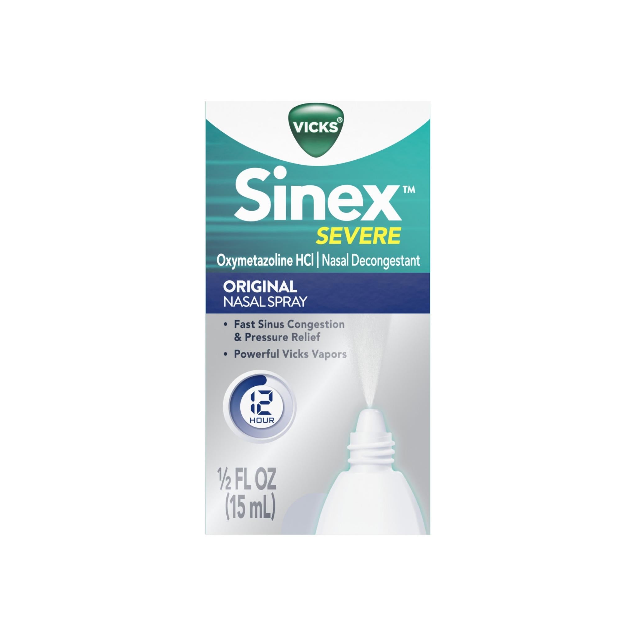 Vicks Sinex Severe Nasal Spray With Menthol 0.50 Oz